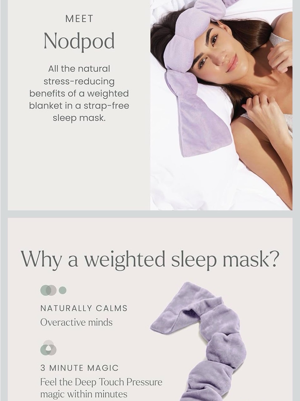 Weighted Eye Blanket — image 3 of 8